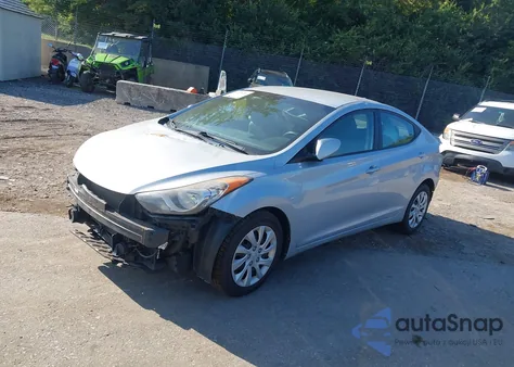 2012 Hyundai Elantra Gls from USA, damaged, VIN 5NPDH4AE2CH065581